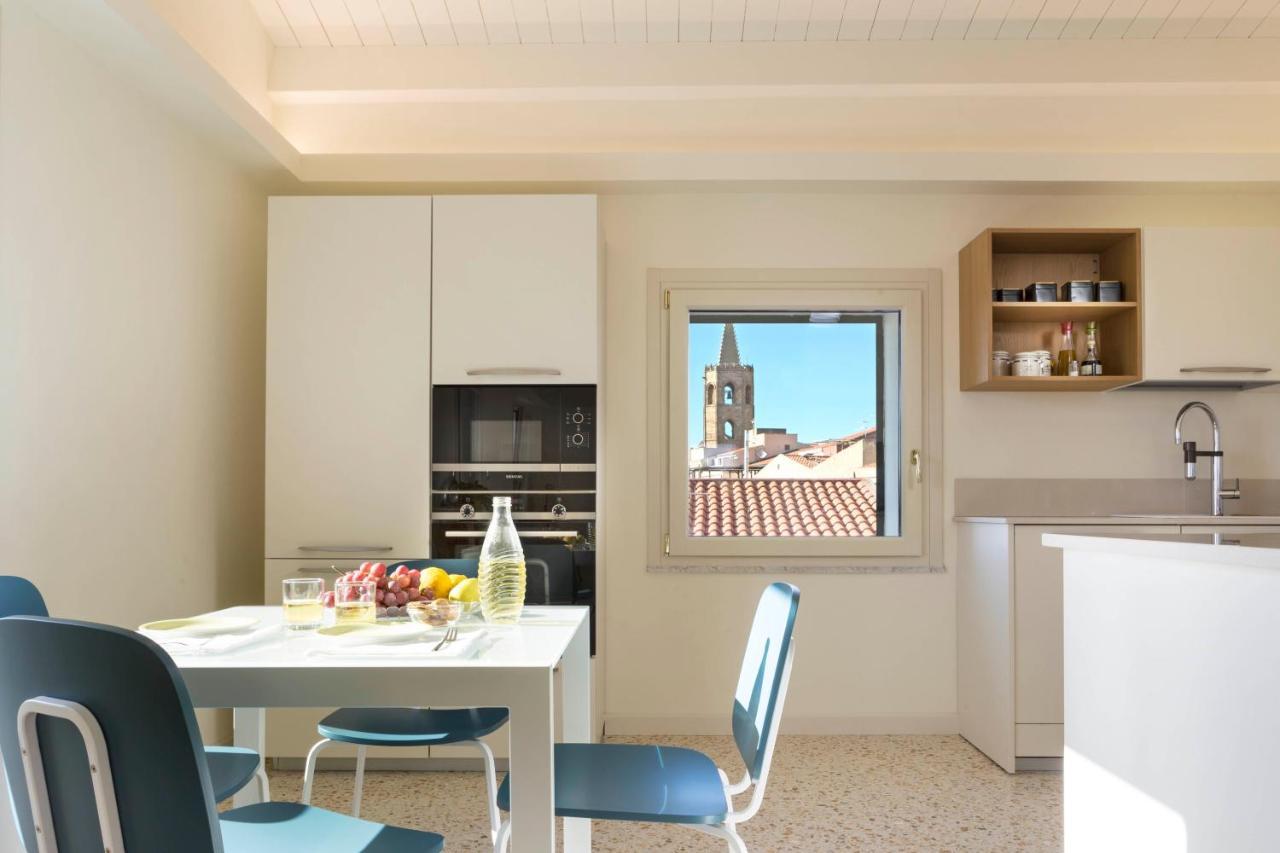 Centro Storico, Appartamento Esclusivo, 4' Piano Senza Ascensore อาลเกโร ภายนอก รูปภาพ